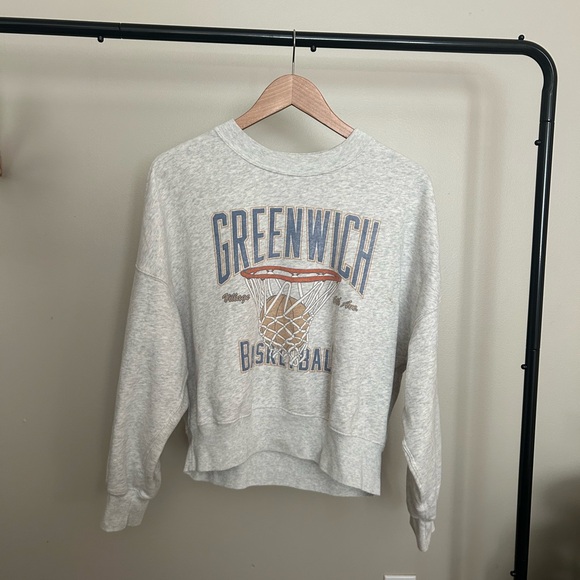 Abercrombie & Fitch Sweaters - Abercrombie & Fitch Light Gray Soft Crewneck